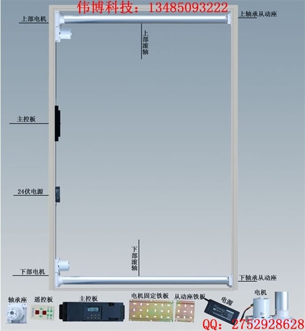 安康南部滾動(dòng)燈箱配件效果圖